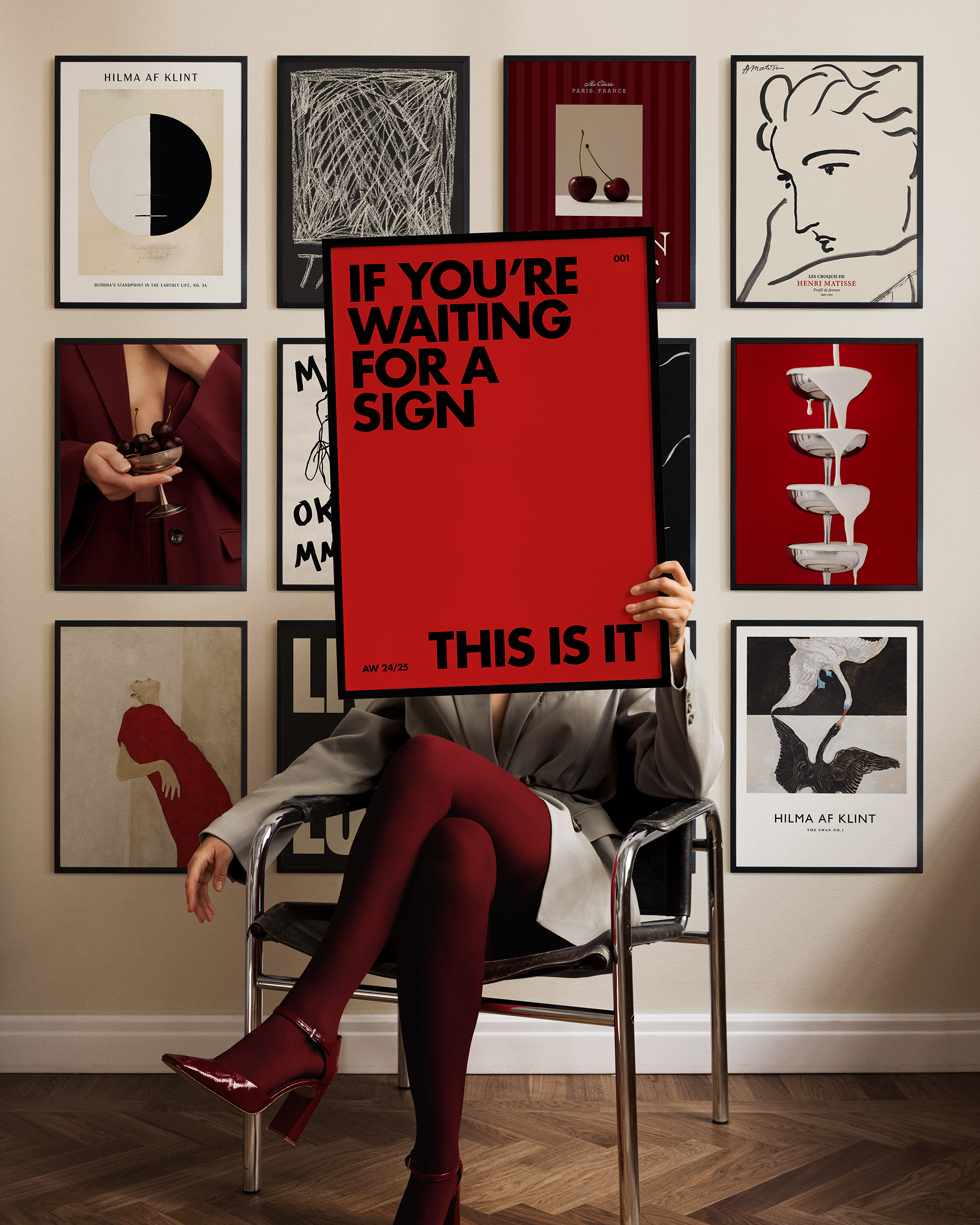 Matisse - Woman in a Purple Coat Print